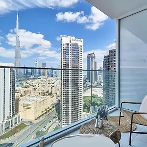 Luxury With Burj Khalifa Or Canal View In Downtown - Marquise Square Tower شقة